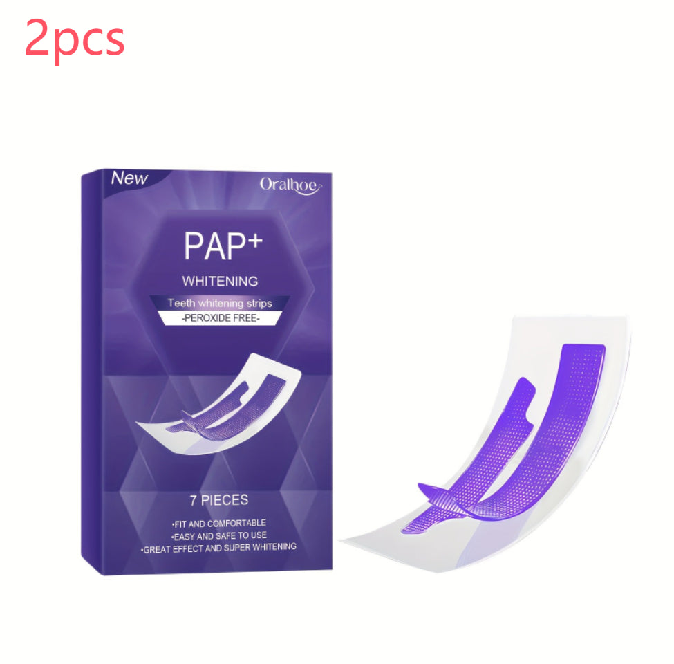 Purple Zahnaufhellung Streifen (Peroxid-frei, Nano-Hydroxyapatit)